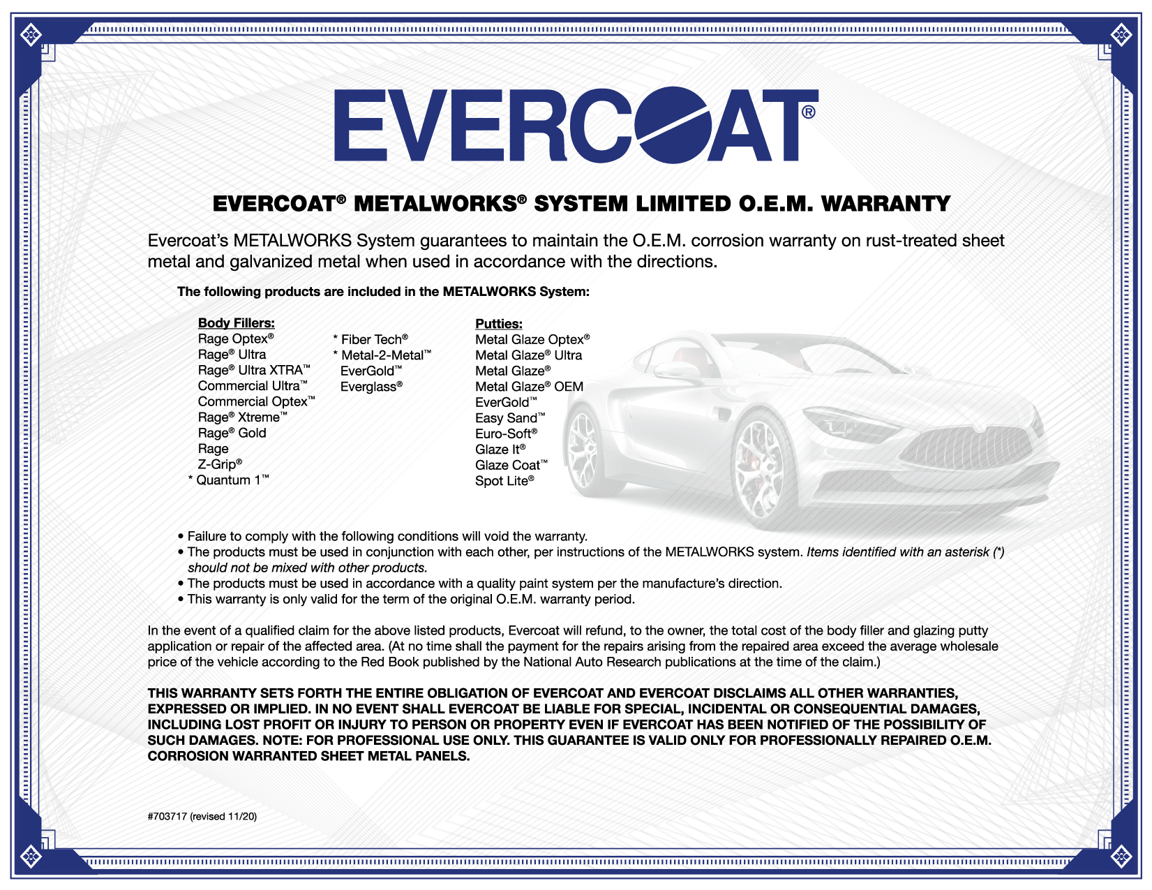 Evercoat 120 Rage Xtreme Gallon